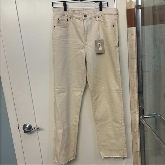 NWT AG denim high rise straight leg jeans sz 32 - Picture 3 of 8